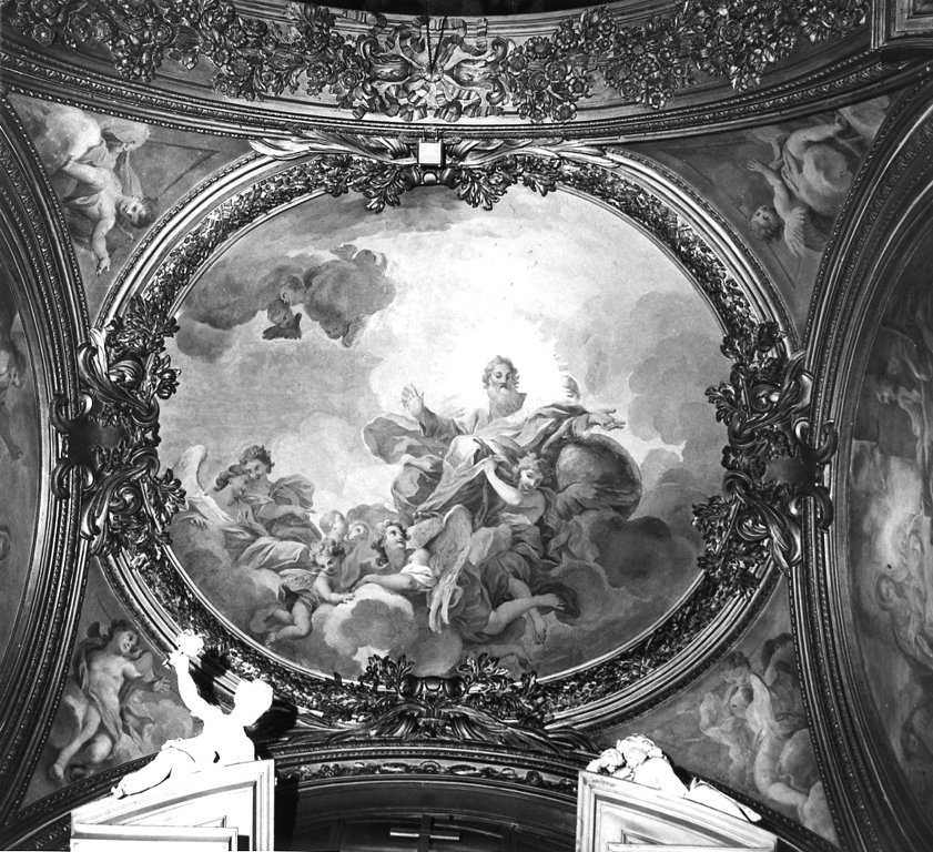 Dio Padre tra angeli (dipinto) by Gimignani Ludovico (sec. XVII)